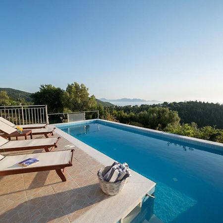 Stone Villa Eriphyle ,Private Witn Sunset View Fiskardo Exterior foto